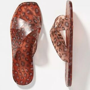 NEW Anthropologie Matisse Jelly Slide Sandals